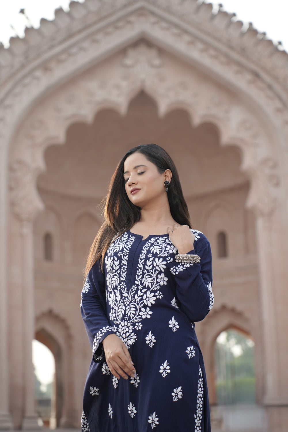 Chikankari Plazoo set