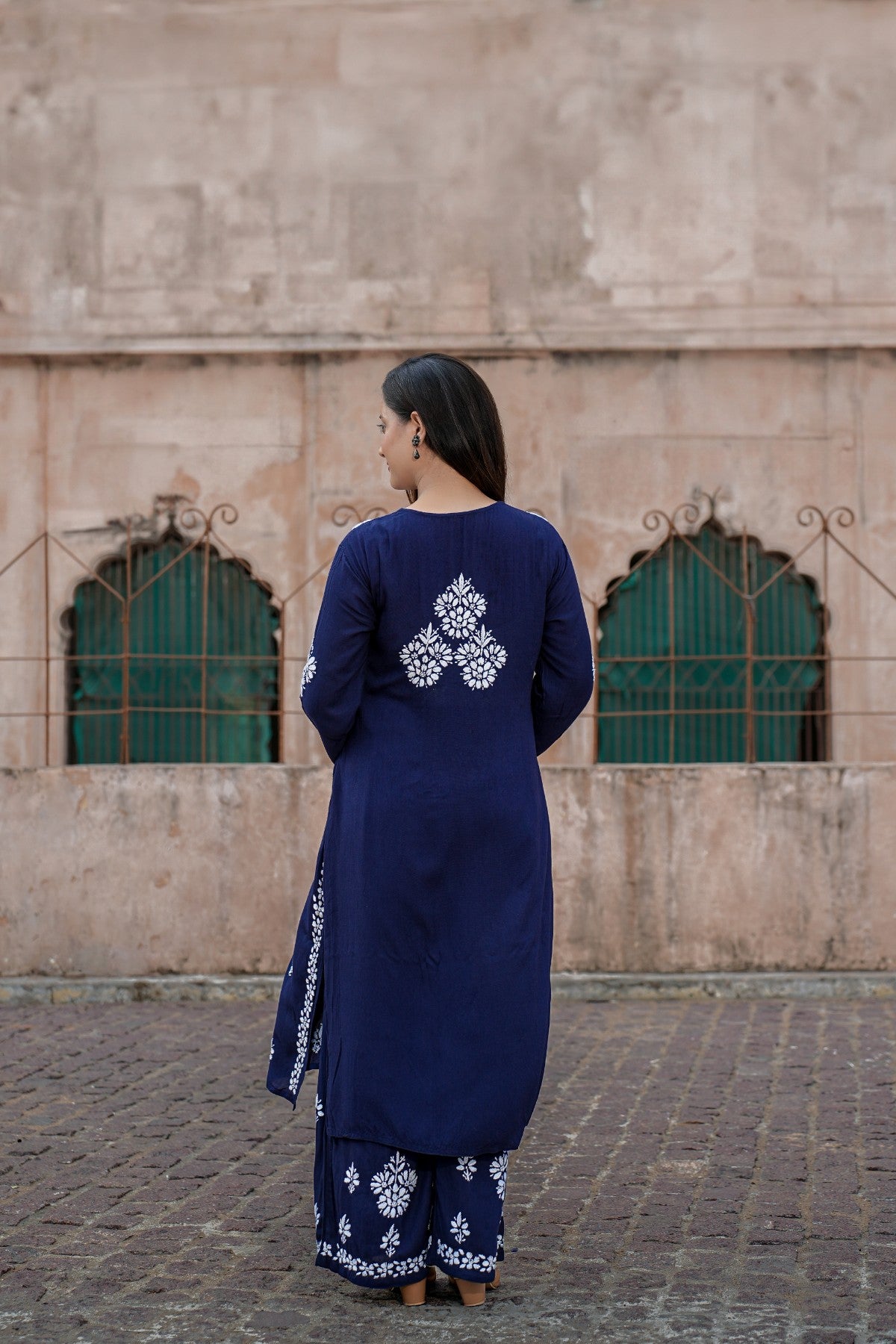 Chikankari Plazoo set