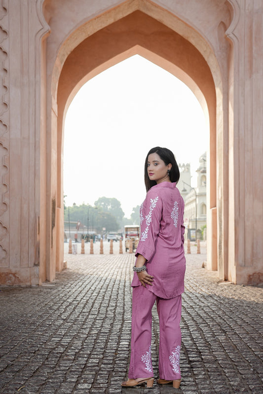 Chikankari Co-rd Set