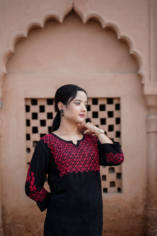 Handcrafted Chikankari Co-ord Set – Grace in Every Thread