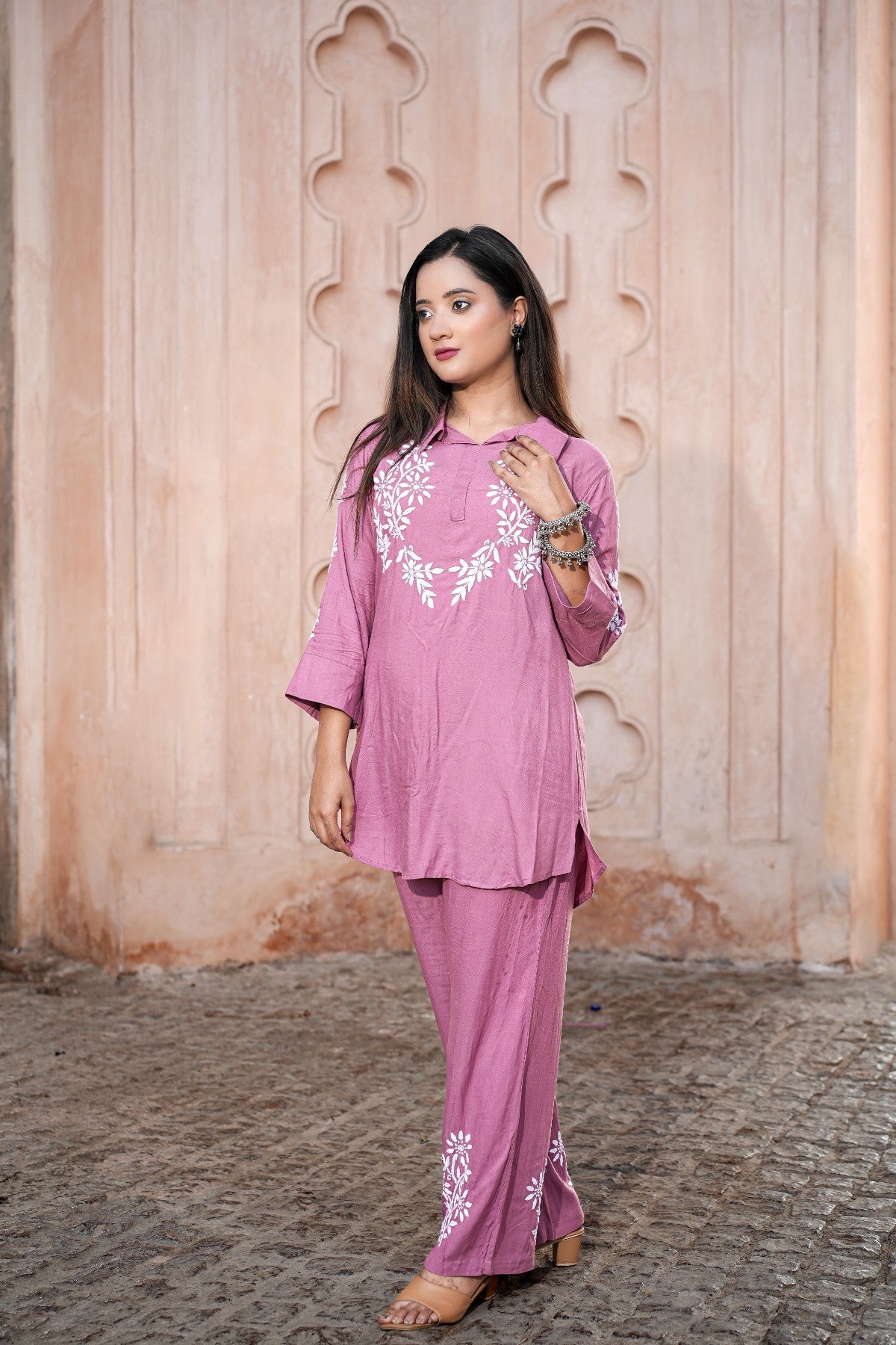Chikankari Co-rd Set