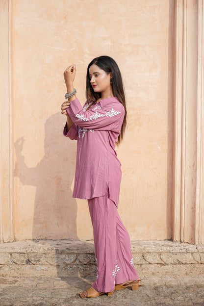 Chikankari Co-rd Set