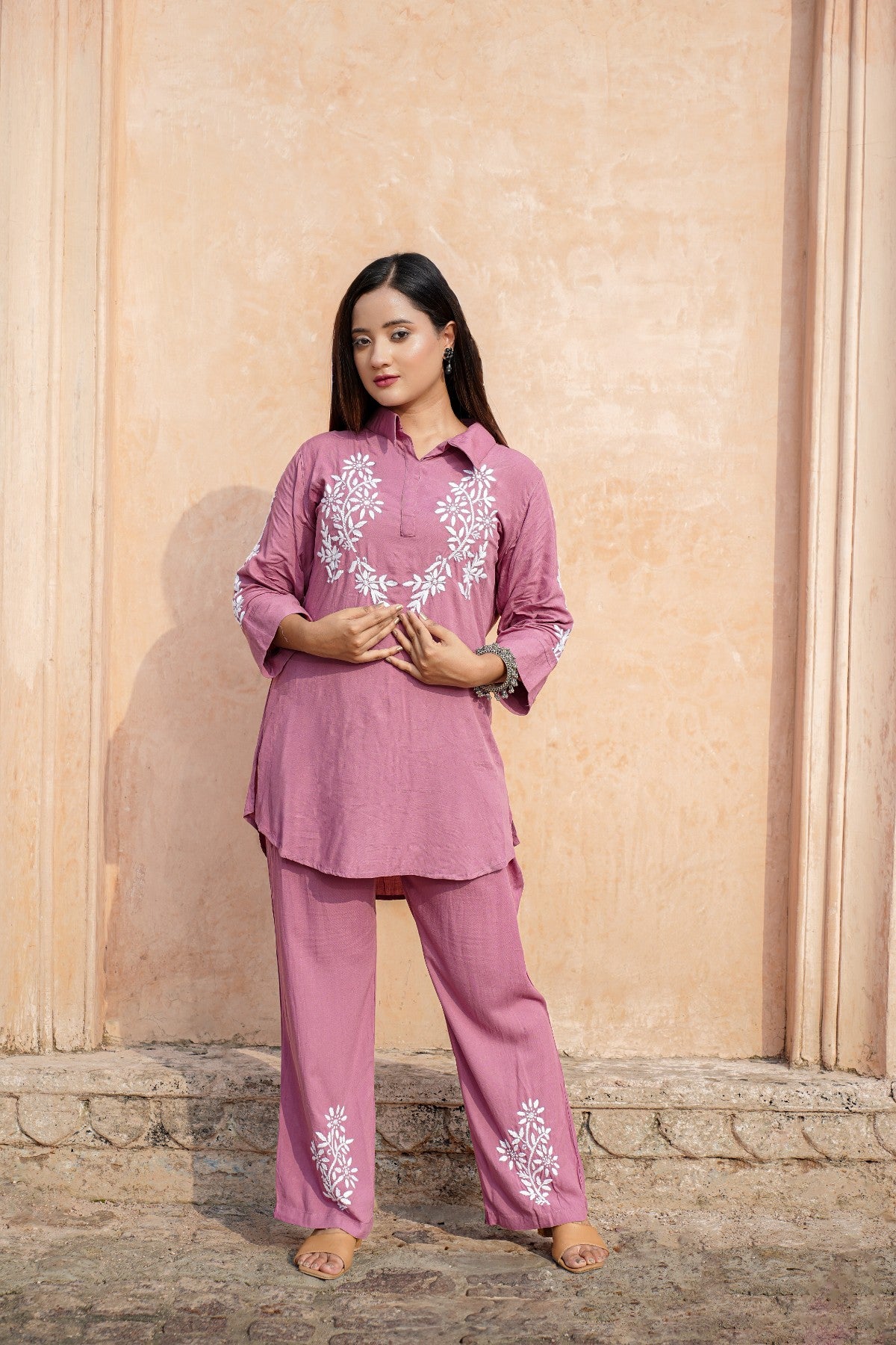 Chikankari Co-rd Set