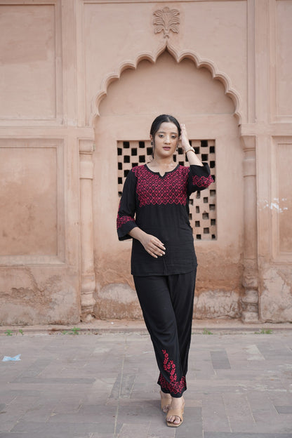 Handcrafted Chikankari Co-ord Set – Grace in Every Thread