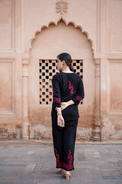Handcrafted Chikankari Co-ord Set – Grace in Every Thread